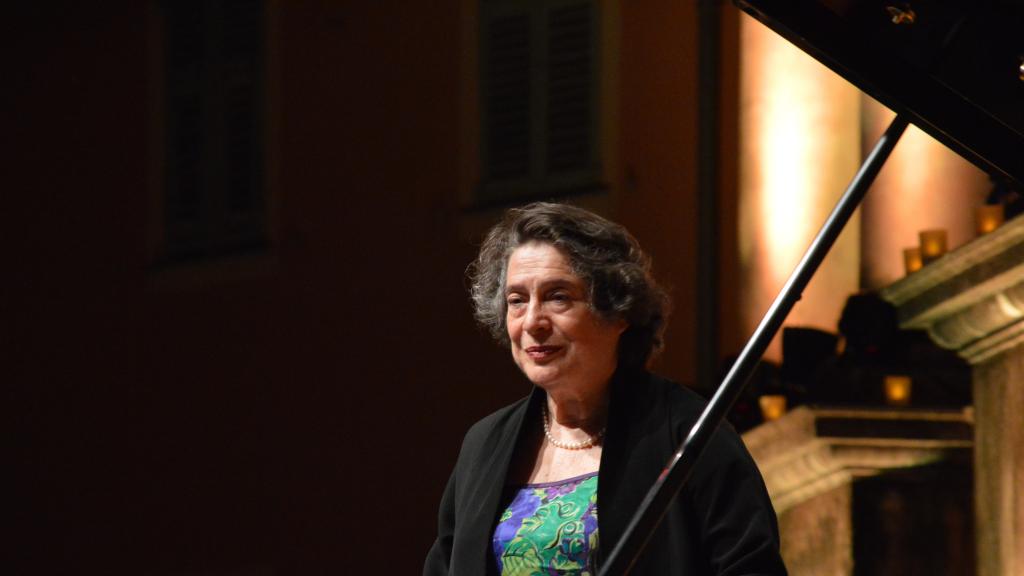 Elisabeth Leonskaja parvis St Michel août 2016, Copyright Ch. Merle