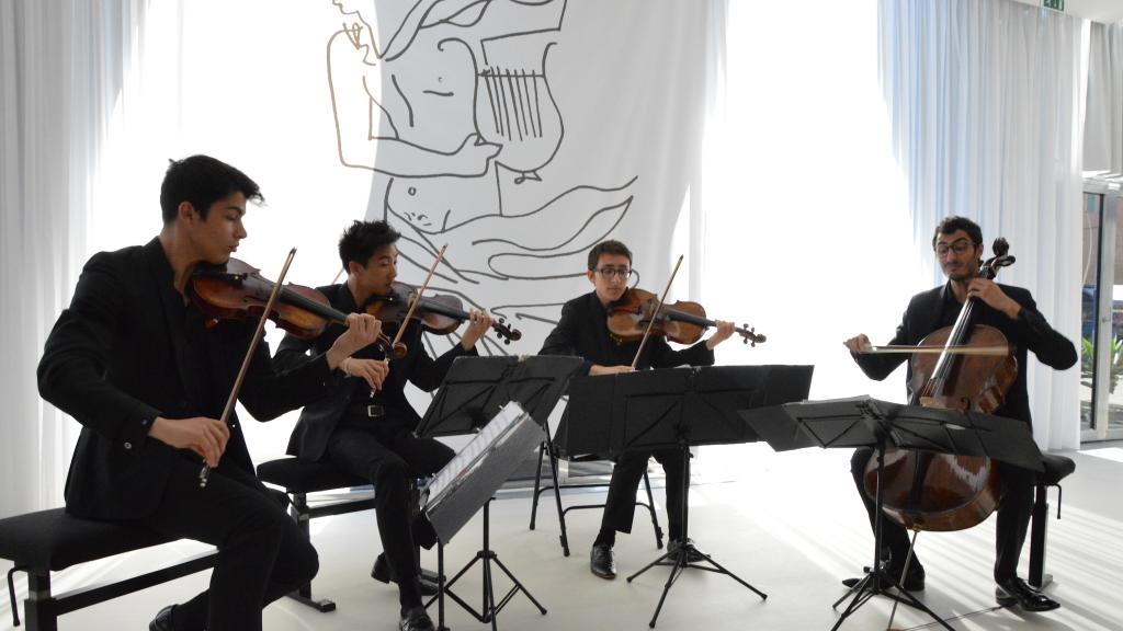 Quatuor Arod Musée Cocteau le 12/8/16, Copyright Ch. Merle