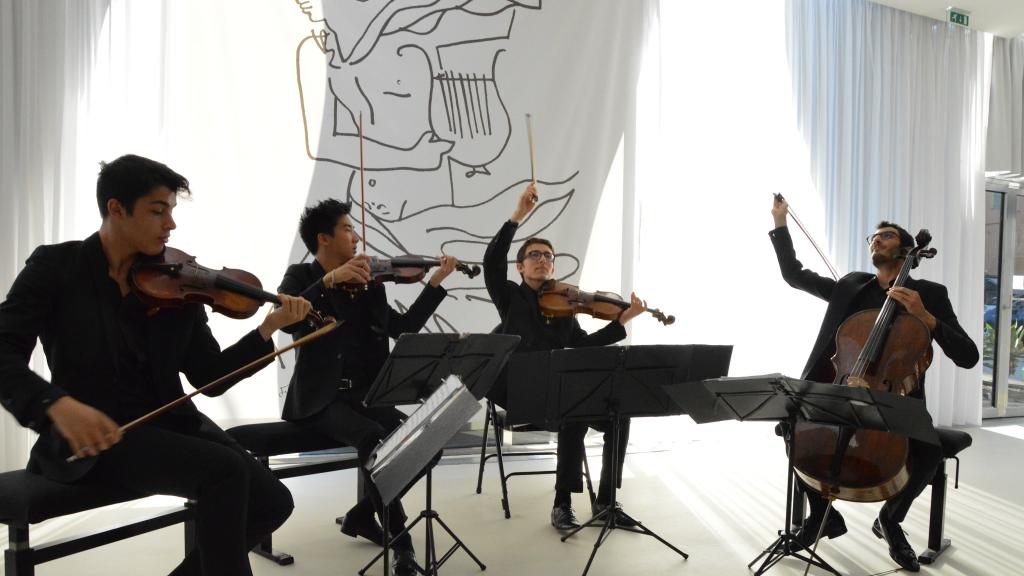 Quatuor Arod Musée Cocteau le 12/8/16, Copyright Ch. Merle