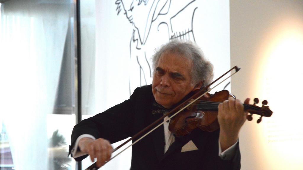 le 3/8/17 Musée COCTEAU à Menton: Zakhar BRON joue Tzigane M76 de RAVEL( Photo Ch Merle)