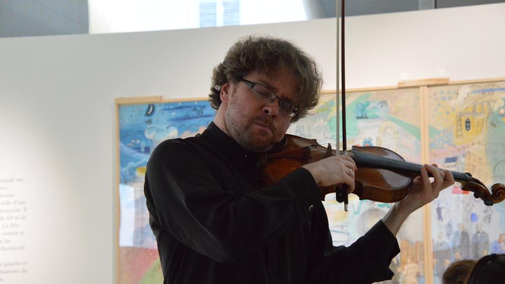 le 4/8/17 au Musée Cocteau à Menton,Alexander SITKOVETSKY au violon( photo Ch Merle)