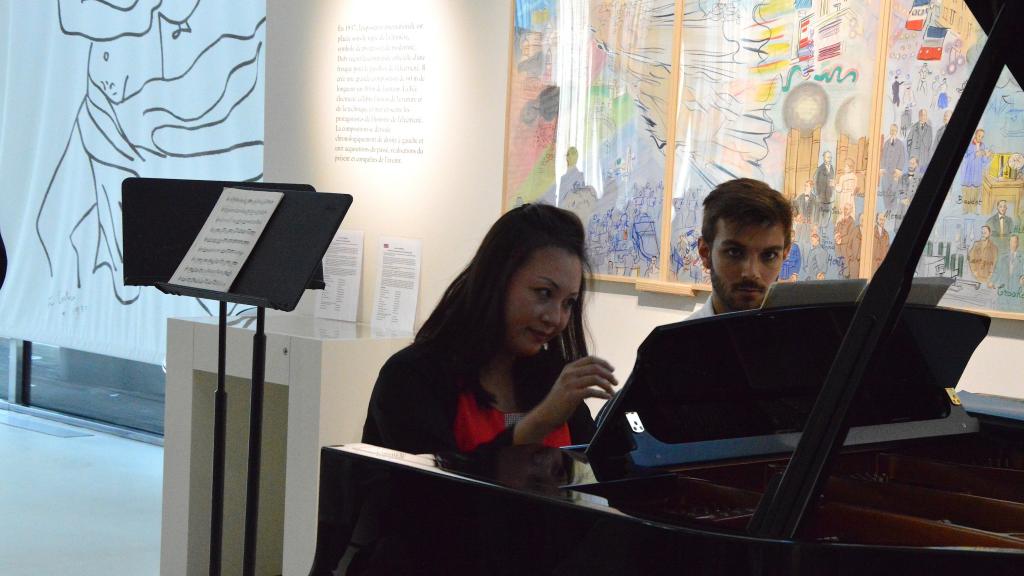 le 4/8/17 au Musée Cocteau à Menton WU QIAN au piano( photo Ch Merle)