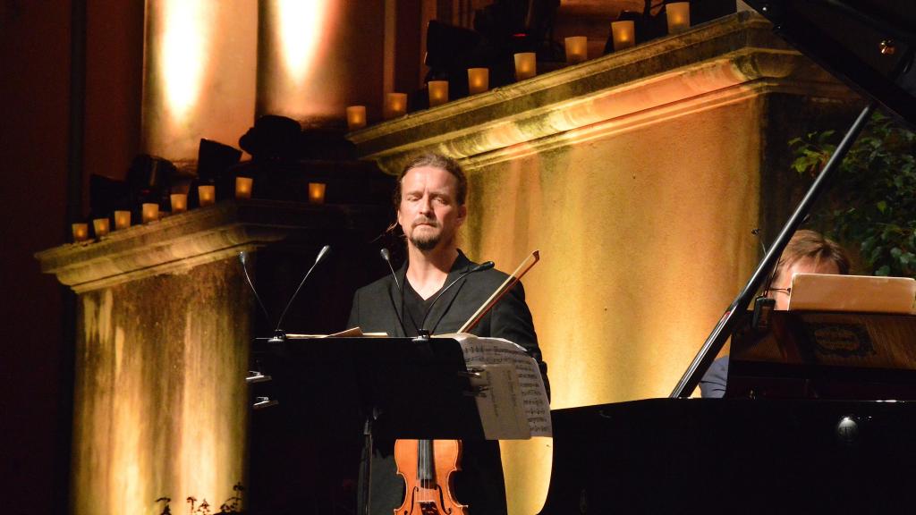 5/8/17 Parvis St Michel,Festival de Musique de Menton,ChristianTETZLAFF,Violon et Leif Ove ANDNSNES Piano (Photo Ch MERLE)