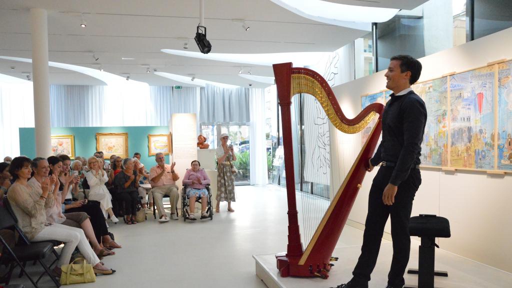 le 11/8/17 Emmanuel CEYSSON   au Musée Cocteau à Menton, (Photo Ch MERLE)