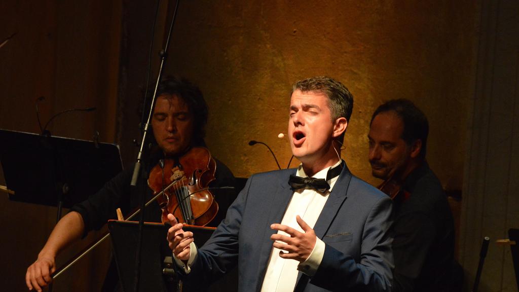 le 28/7/18 Philippe JAROUSSKY chante Ariodante avec l'ensemble ARTASERSE au Festival de Musique de Menton(Photo Ch.MERLE)