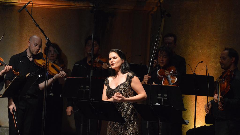 Emöke BARATH dans RODELINDE de HAENDL au Festival de Musique de Menton le 28/7/18(Photo Ch.MERLE)