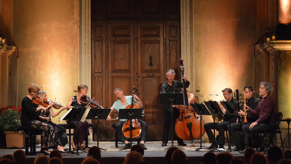 le 8/8/18 Isabelle FAUST en octuor dans Schubert (Photo Ch.MERLE)