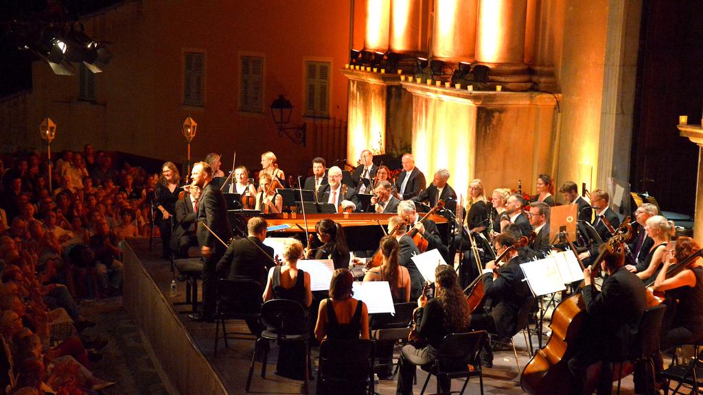 Le 11/8/18 Concert de clôture du Festival de Musique de Menton avec Lars Vogt et le Royal Northern Sinfonia (Photo Ch.MERLE)