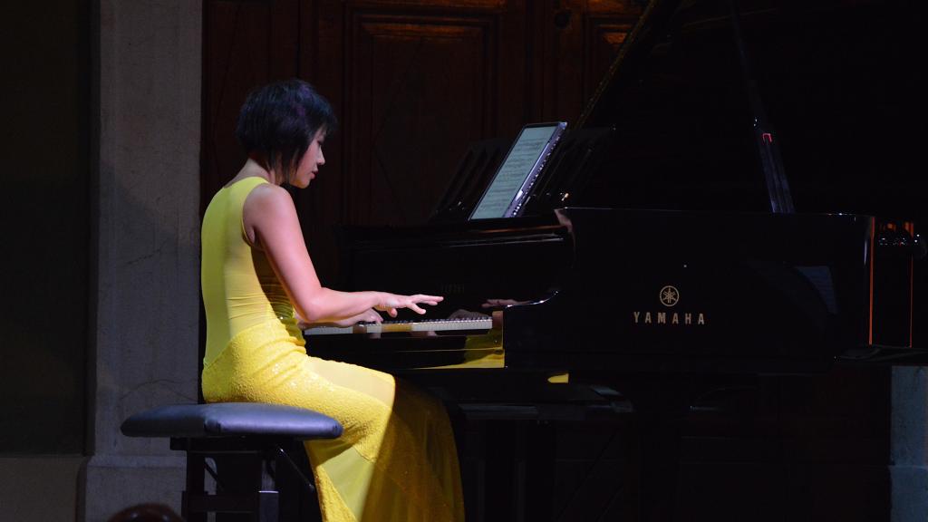 Yuja WANG en Concert au Festival de Musique de Menton (PHOTO Ch.MERLE)