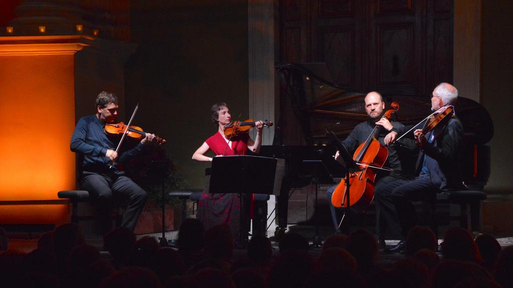 LE QUATUOR CASALS au FESTIVAL de MUSIQUE de MENTON ( PHOTO Ch.MERLE)